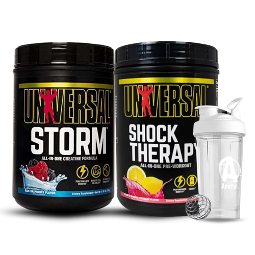 Universal Storm + Universal Shock Therapy + Animal Shaker Transparent/White FREE