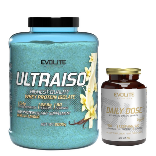 Evolite Nutrition UltraIso 2000g + Daily Dose 120 vege caps