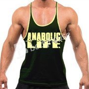 Anabolic Life Tank Top Khaki L