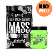 BLACK WEEKS WARRIOR Mass Gainer 5000g + Evolite Nutrition Tri creatine malate 300g