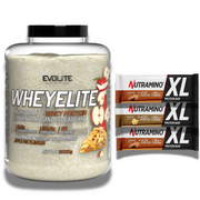 Evolite Nutrition Wheyelite 2000g + 3x Baton ON Nutramino Proteinbar XL 82g GRATIS