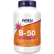 Now Foods Vitamin B-50 250 kapsułek