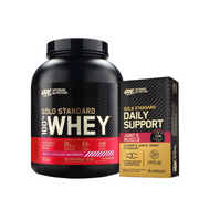 ON 100% Whey Gold 2270g + Optimum Nutrition Daily Support Joint&Muscle