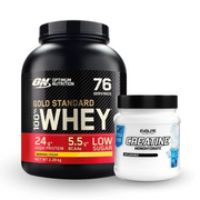 Optimum Nutrition Whey Gold 2270g + Evolite Nutrition Creatine Monohydrate 300g