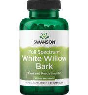 Swanson White Willow Bark 400mg 90 vcaps