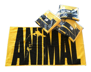 Universal Animal  Gym Towel Yellow Ręcznik 50x100cm