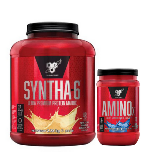 BSN Syntha 6 2270g New York Vanilla Cheescake + BSN Amino X 435g