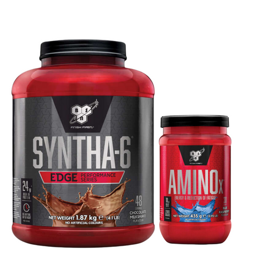 BSN Syntha 6 EDGE 1870g Chocolate Milkshake + BSN Amino X 435g