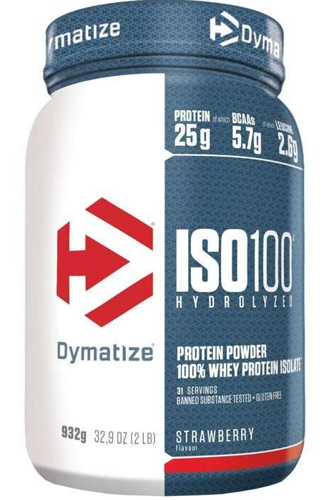 Dymatize iso100 932g STRAWBERRY