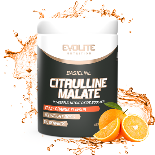 Evolite Citrulline Malate 300g Crazy Orange 