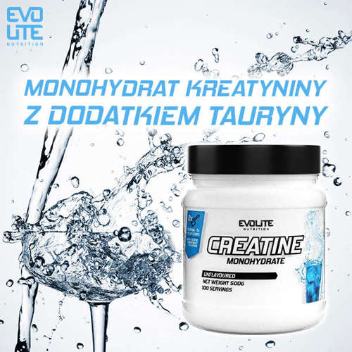 Evolite Creatine Monohydrate 1000g + 2x ON Nutramino Proteinbar XL 82g GRATIS