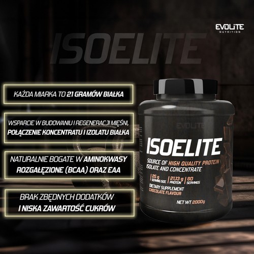 Evolite IsoElite 2000g Chocolate