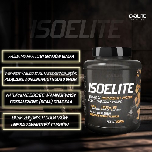 Evolite IsoElite 2000g Chocolate Peanut