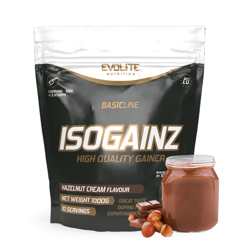 Evolite IsoGainz 1000g Hazelnut Cream