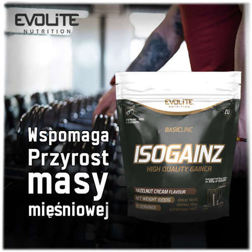 Evolite IsoGainz 1000g Hazelnut Cream