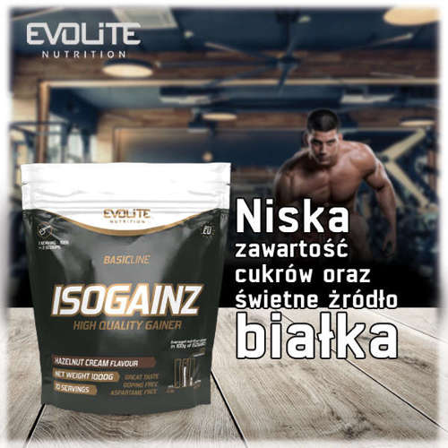 Evolite IsoGainz 1000g Hazelnut Cream