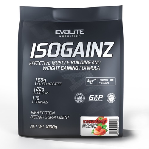 Evolite IsoGainz 1000g Strawberry