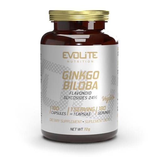 Evolite Nutrition Ginkgo Biloba 180 Vege kapsułek