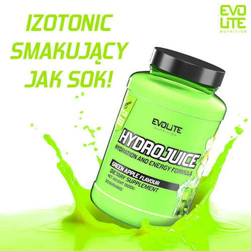 Evolite Nutrition HydroJuice 600g Zielone Jabłko