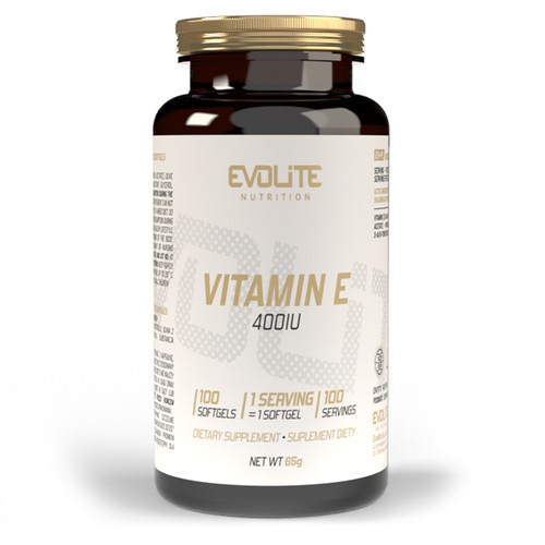 Evolite Nutrition Vitamin E 400IU 100 Softgels