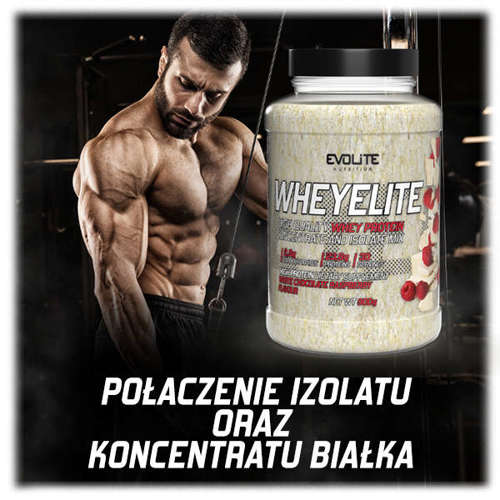 Evolite Nutrition Wheyelite 900g White Chocolate Raspberry