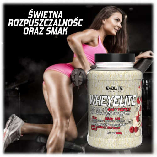 Evolite Nutrition Wheyelite 900g White Chocolate Raspberry