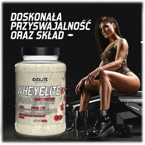 Evolite Nutrition Wheyelite 900g White Chocolate Raspberry