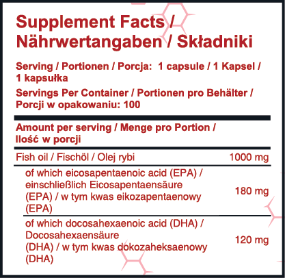 Evolite Omega 3 100 softgels