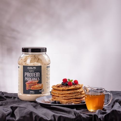 Evolite Protein Pancakes 1000g + 2x ON Nutramino Proteinbar XL 82g GRATIS