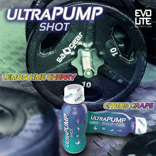 Evolite Ultra Pump Shot 100ml Lemon Lime Cherry (12 Shots)
