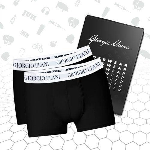 Giorgio Ulani Boxerki Dwupak Black S