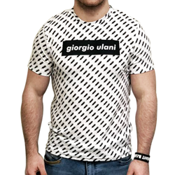 Giorgio Ulani T-shirt FullPrint GU White XL