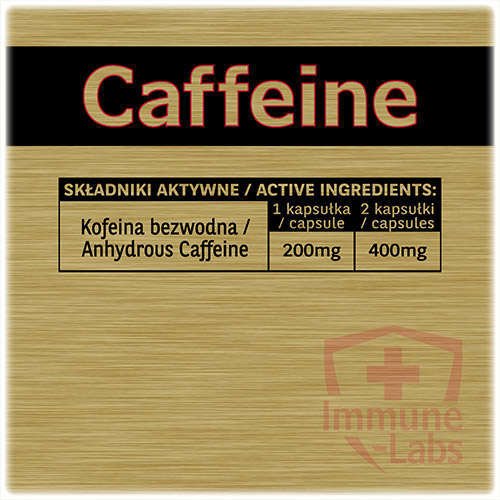 Immune-Labs Caffeine 200mg 120 kapsułek