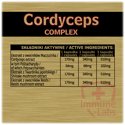 Immune-Labs Cordyceps Complex 60 kapsułek