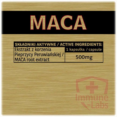 Immune-Labs Maca 500mg 120 kapsułek