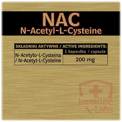 Immune-Labs N-Acetylo-L-Cysteina 150 kapsułek