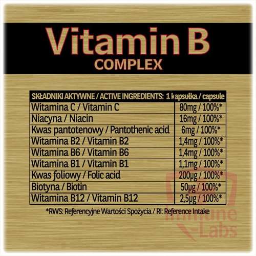 Immune-Labs Vitamin B Complex 120 kapsułek