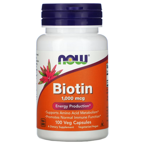 Now Foods Biotin 1000mcg 100 vege kapsułek