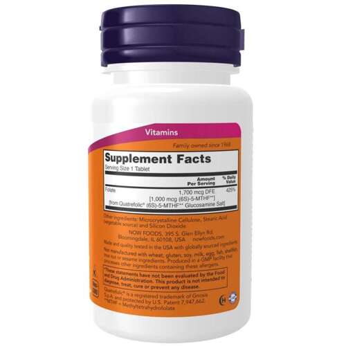 Now Foods Methyl Folate 1000mcg 90 tabs