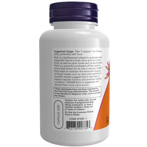 Now Foods Rutin 450mg 100vcaps