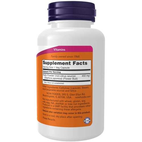 Now Foods Rutin 450mg 100vcaps