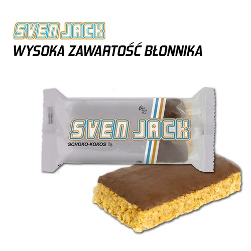 SvenJack 65g Chocolate Coconut BOX (18sztuk)
