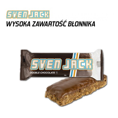 SvenJack 65g Double Chocolate BOX (18sztuk)