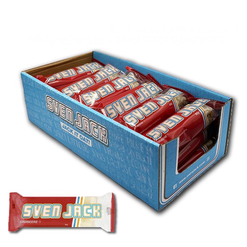 SvenJack 65g Strawberry BOX (18sztuk) EXP 11/24