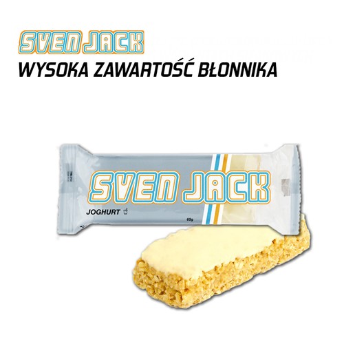 SvenJack 65g Yoghurt BOX (18sztuk)
