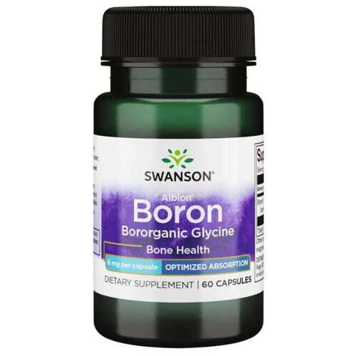 Swanson Albion Boron Bororganic Glycine 6mg 60caps