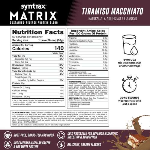 Syntrax Matrix 5.0 2270g Tiramisu Macchiato