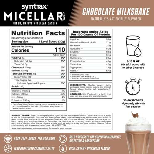 Syntrax Micellar Creme Chocolate 907g