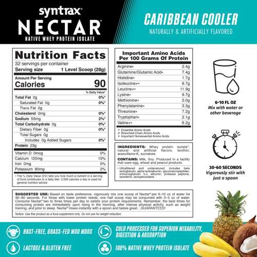 Syntrax Nectar Caribbean Cooler 907g