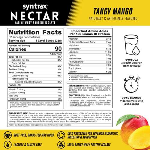 Syntrax Nectar Tangy Mango 907g